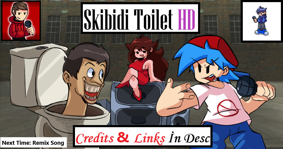 FNF SKIBIDI TOILET HD REAL!