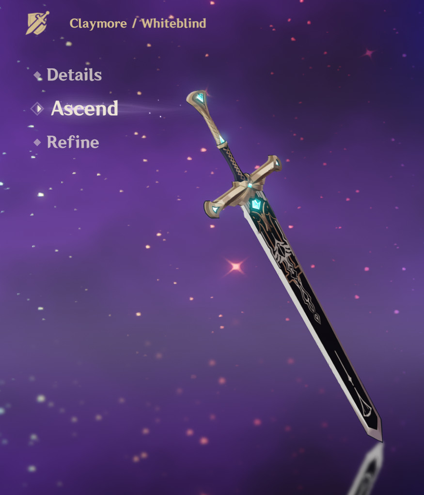 Favonius Greatsword over Whiteblind
