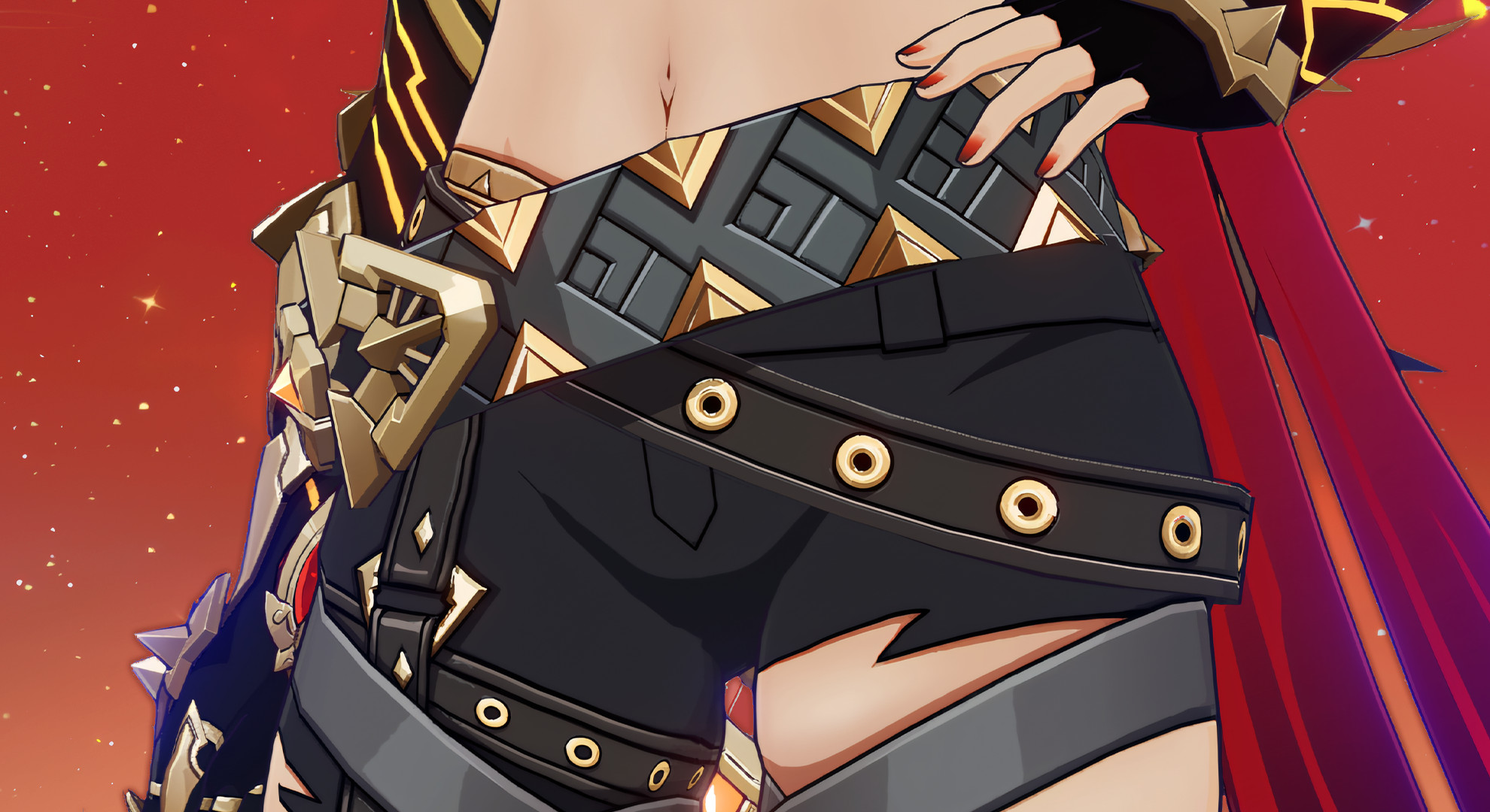 Dehya with beta crotch shadows