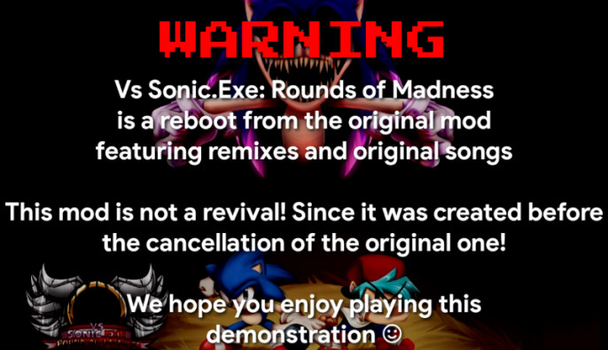 Friday Night Funkin' VS Sonic.Exe: Rounds of Madness DEMO +