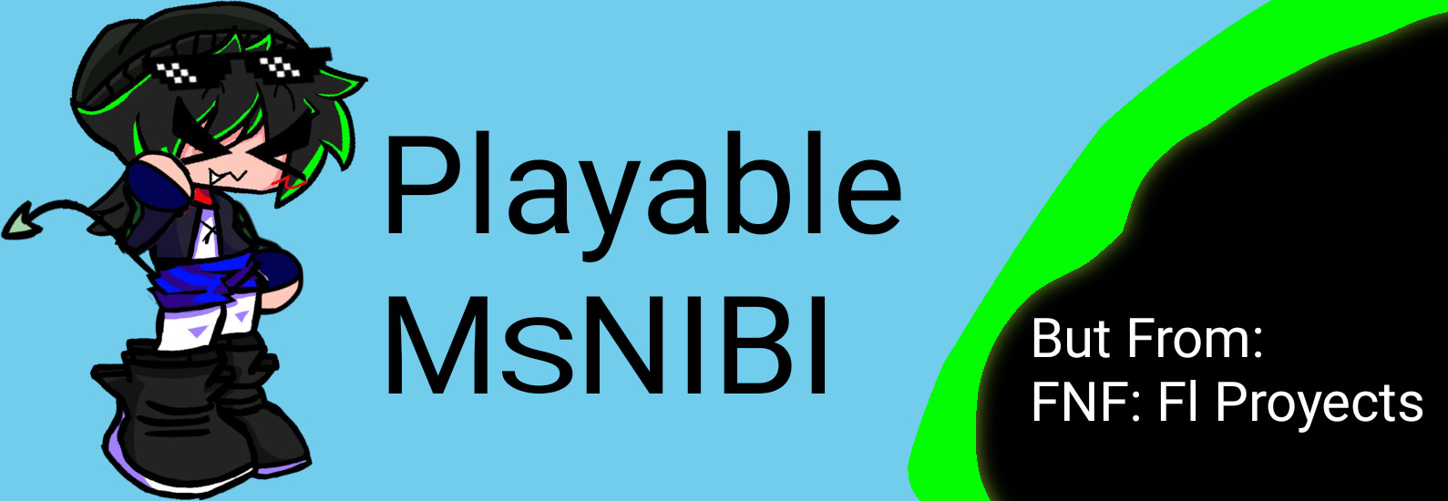 [LOW END] Playable MsNIBI (FNF: FL Proyects)