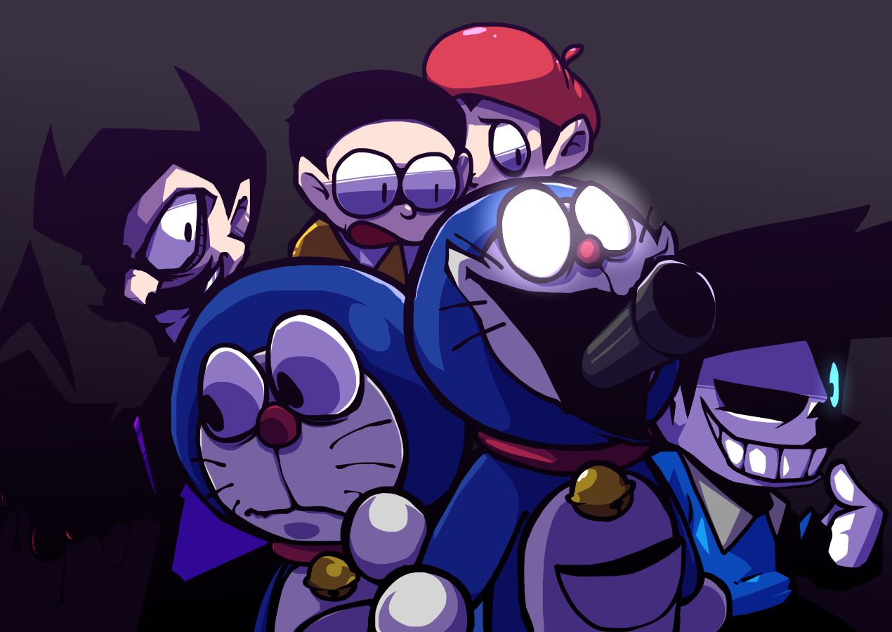 Uncanny Underground Night[FNF/Doraemon]