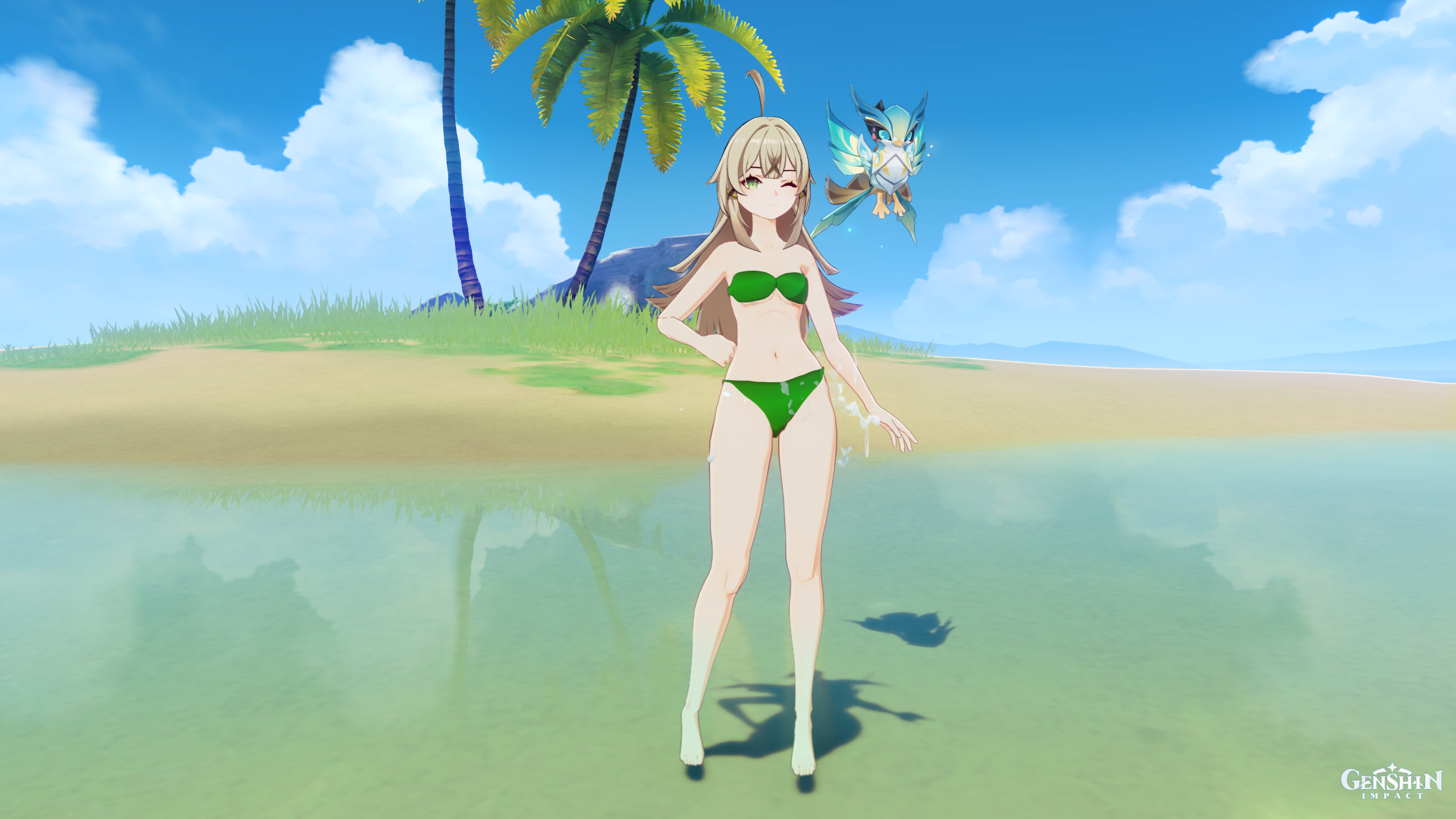 Kirara Simple Bikini (No Cat Features)