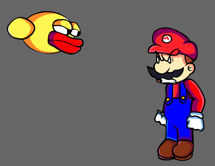 Mario Meets Flappy Bird