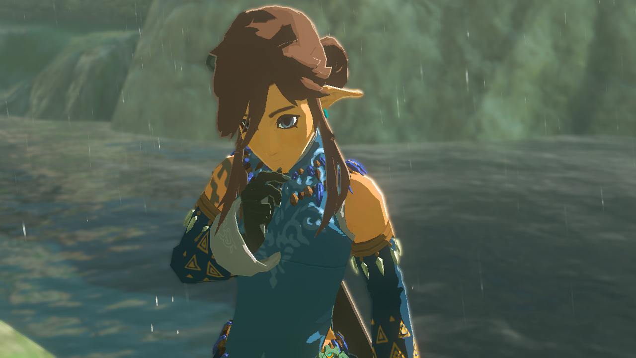 Low Bun Hairstyle (Korok Mask)