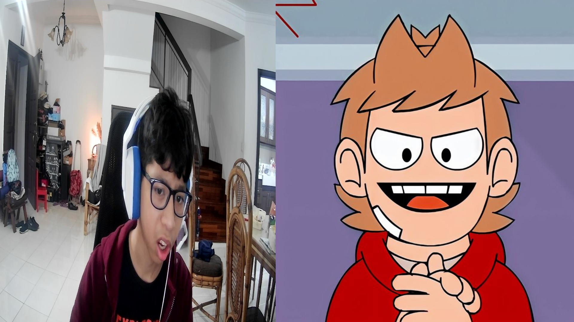 unlikely rivals but me and tord sings it