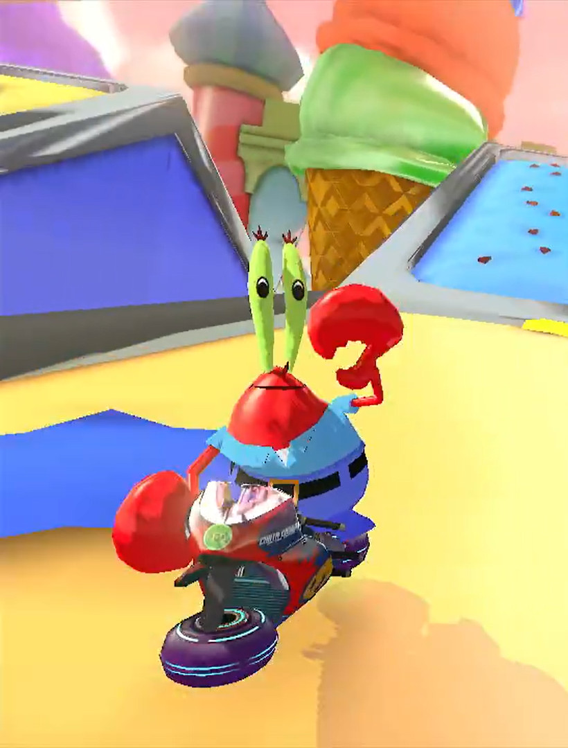Mk8 Raft Clothed Mr. Krabs + Boat Mod for Mario Kart 8 | MK8 Mods