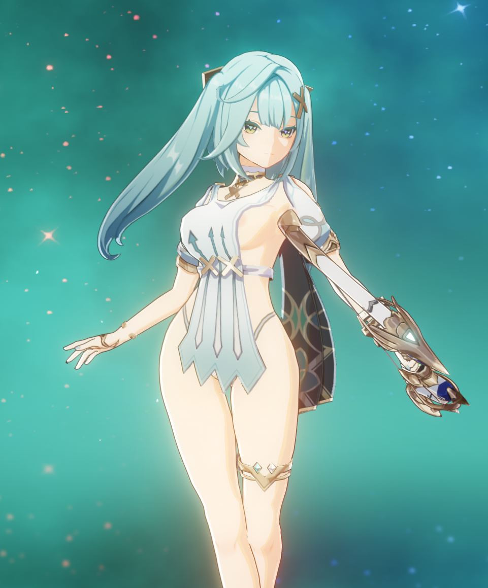 Enhanced Faruzan - Sideboob, Pantsu & Topless!