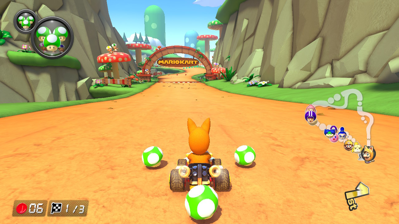 1 up mushrooms mod for mario kart 8 deluxe mk8d mods