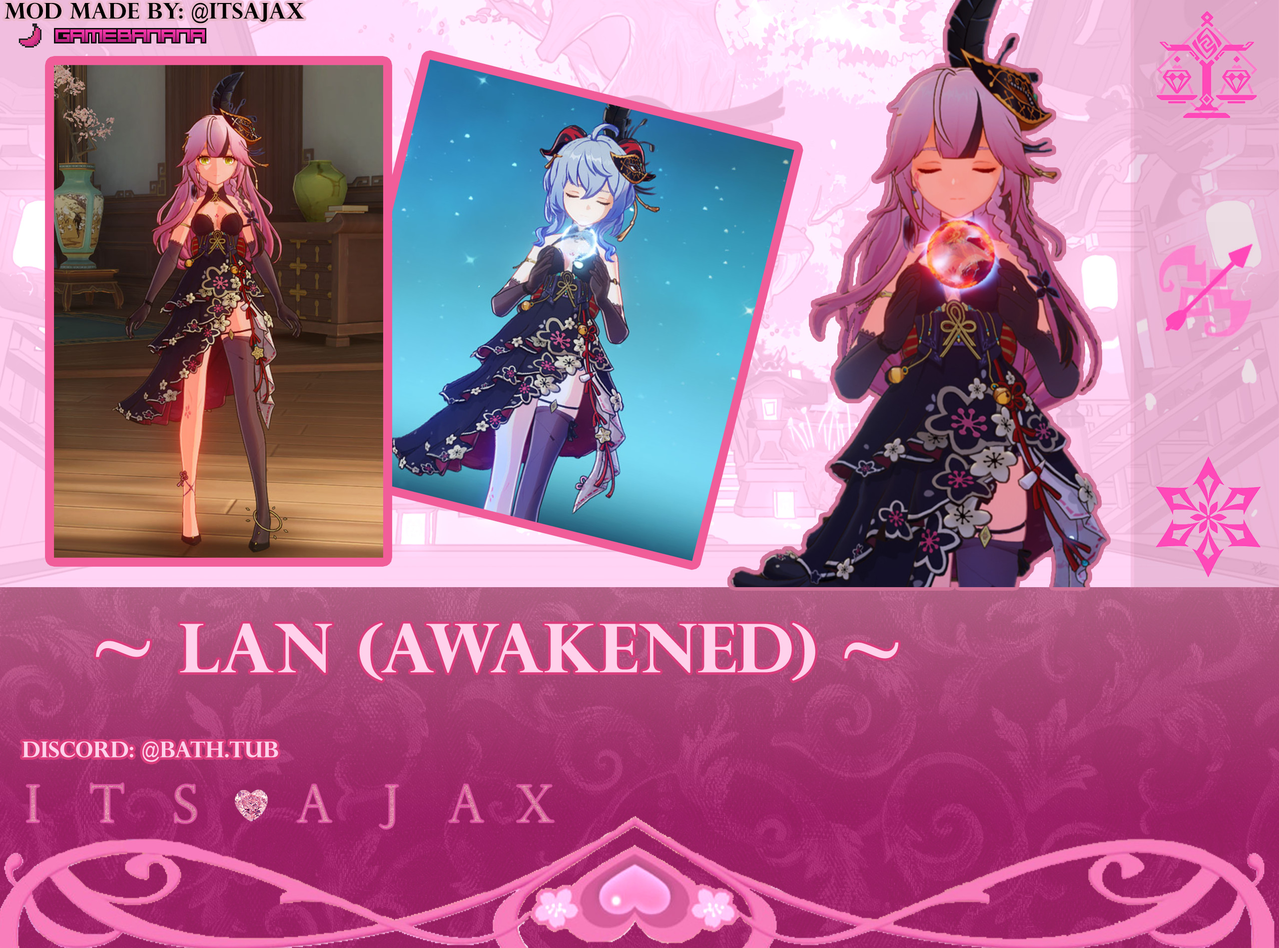 Lan (Awakened)【Tower of Fantasy】over Ganyu