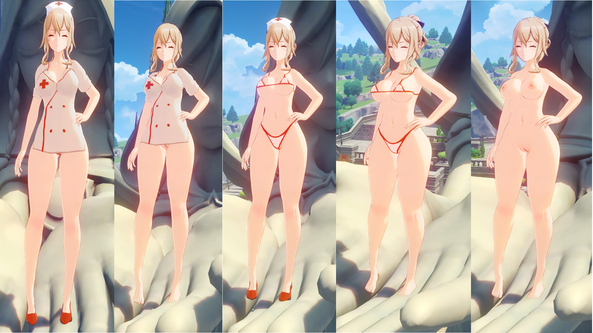 Sexy Healer Jean TOGGLE Mod