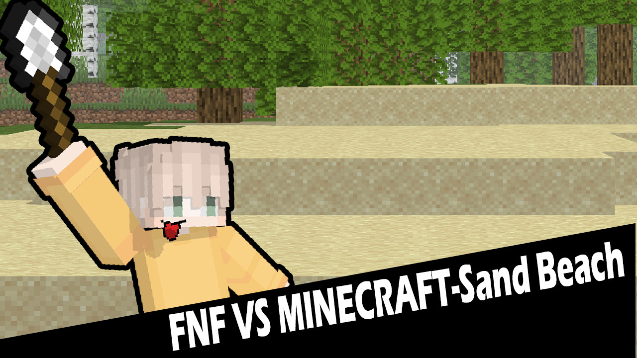 FNF VS Minecraft-Sand Beach