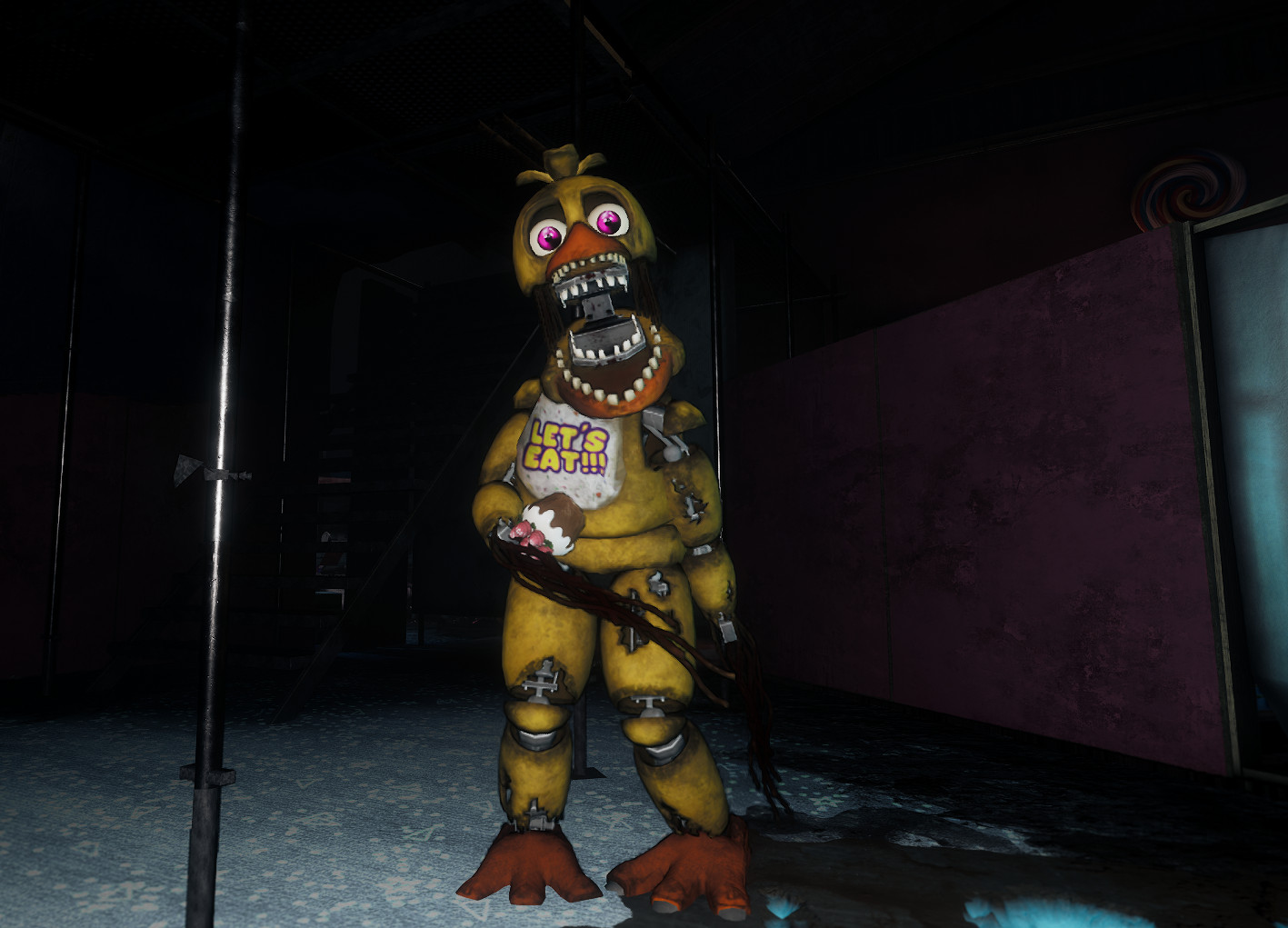 Withered Chica  Fnaf, Personagens, 1