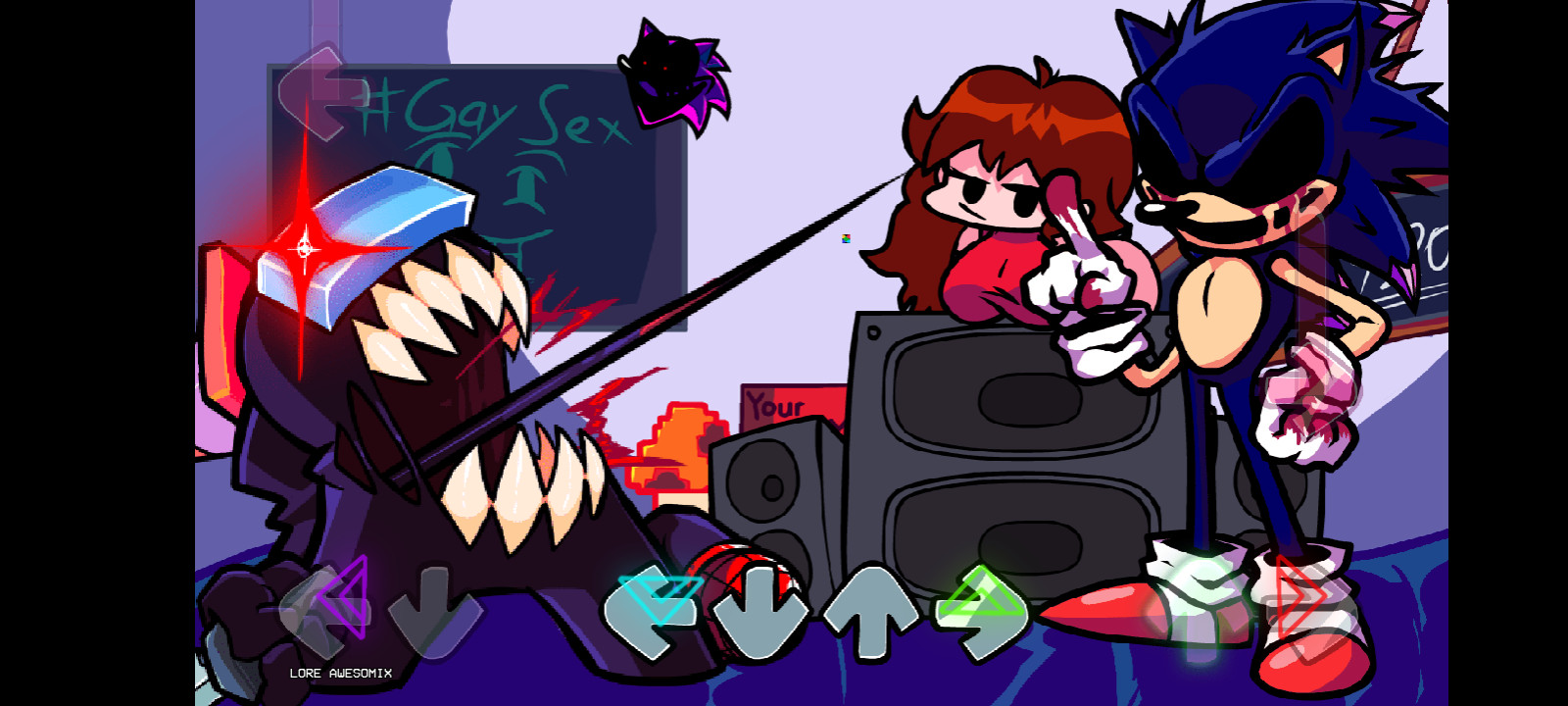 Lore Awesome mix but black impostor vs sonic.exe