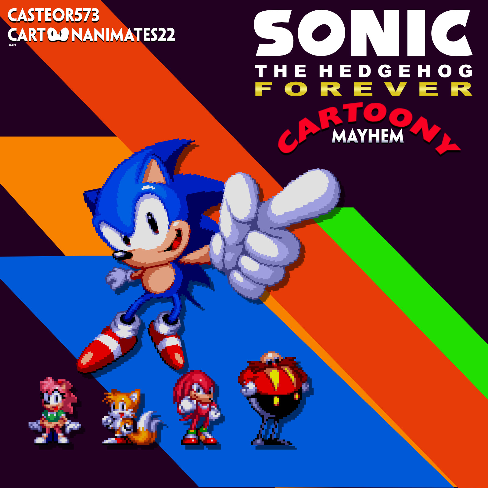 ArtStation - Sonic 1 Forever with Cartoony Sprites