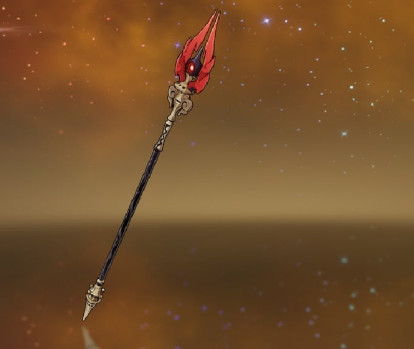 Staff of Homa over Skyward Spine