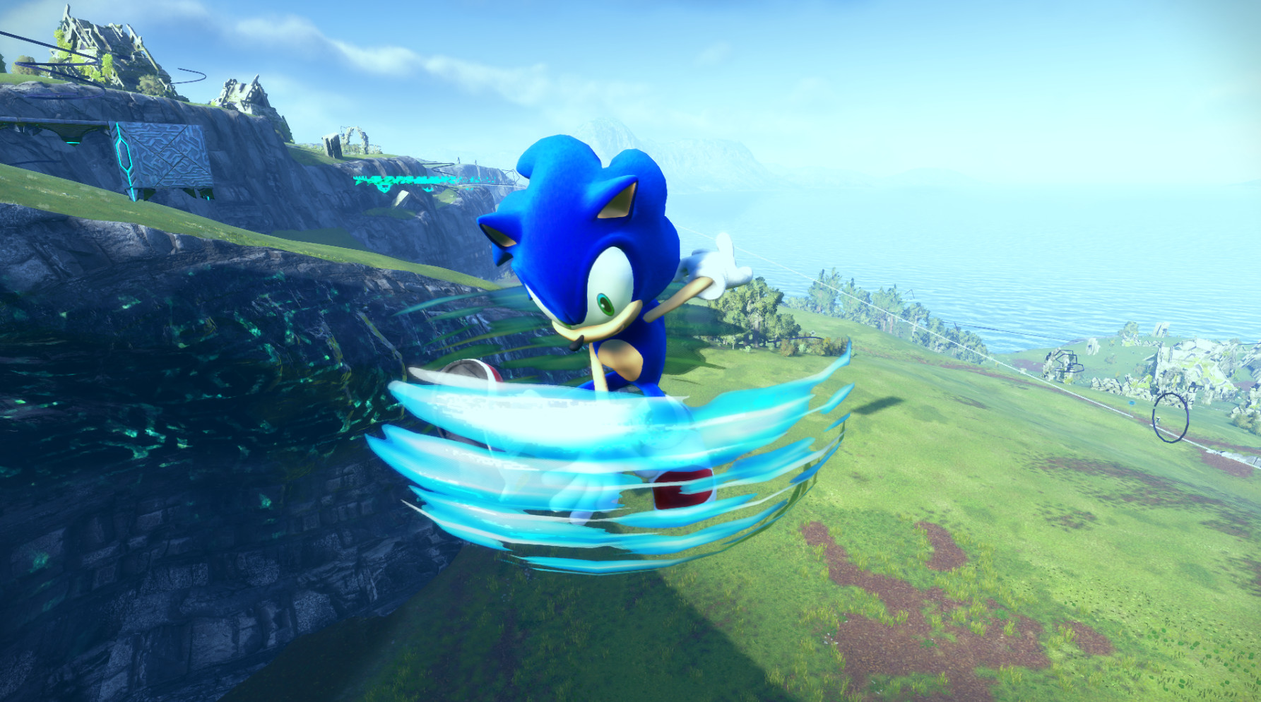 Playable Frontiers Sonic in Sonic World DX 