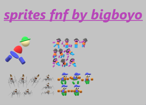 sprites for fnf pack by bigboyo