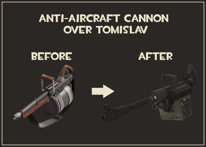 Anti-Aircraft Cannon TF2 Port