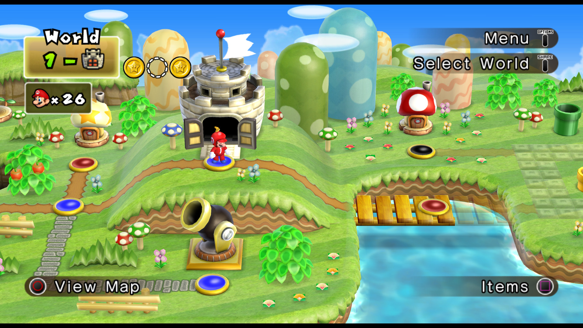 XBOX, Switch & PlayStation UI for NSMBWii [New Super Mario Bros. Wii] [Mods]