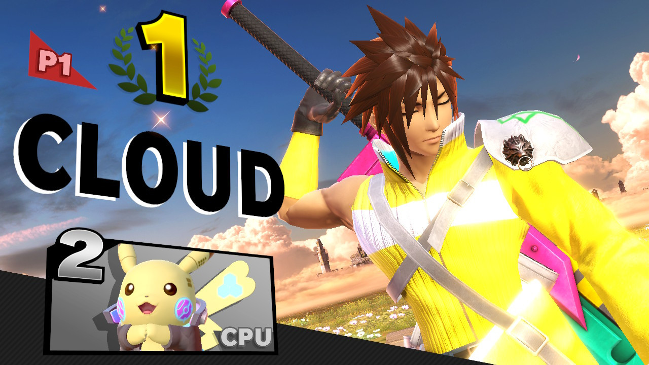 Cyberpunk Cloud V2 [Super Smash Bros. Ultimate] [Mods]