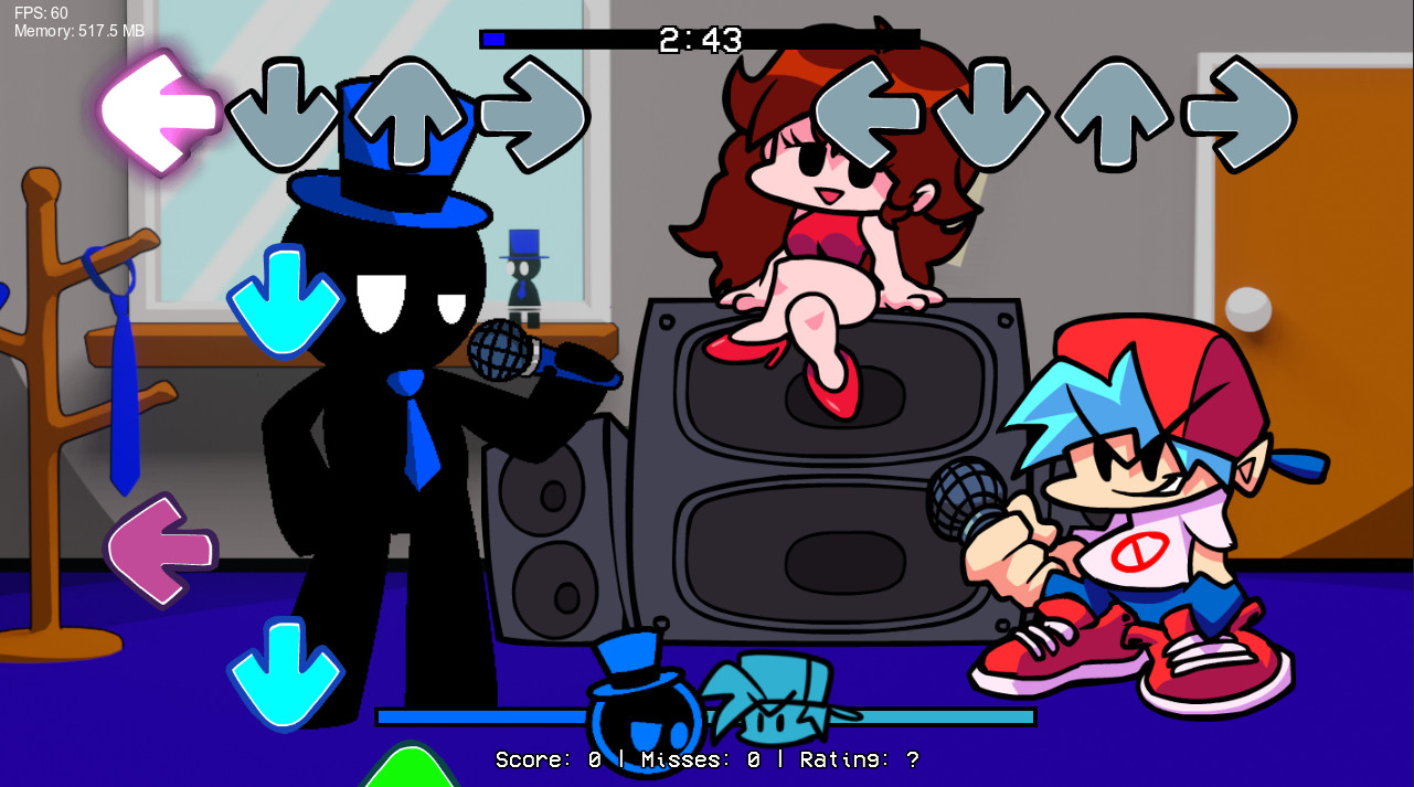 Friday Night Funkin' The Blue Tophat