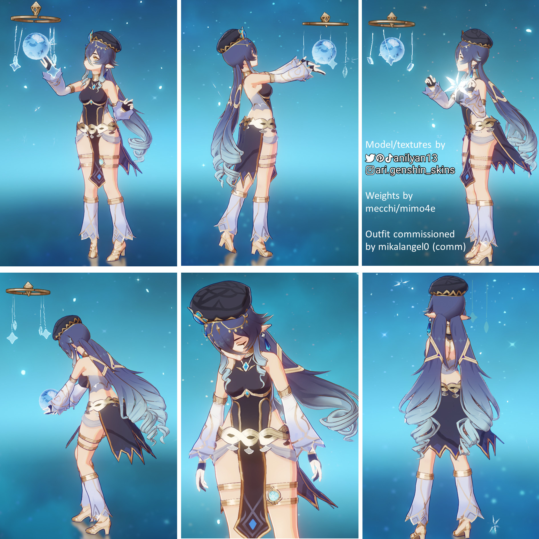 Layla with mikalangel0 OC outfit