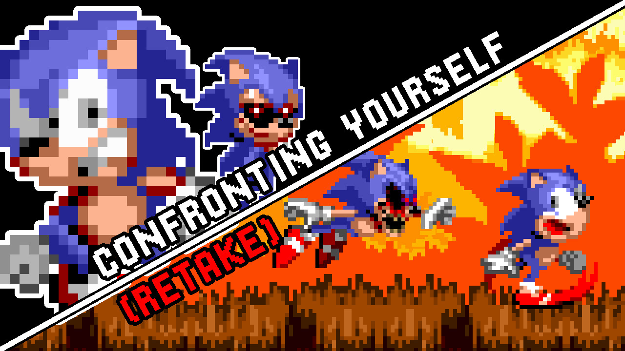 FNF VS Sonic.EXE: Confronting Yourself (Retake) · Jogar Online Grátis