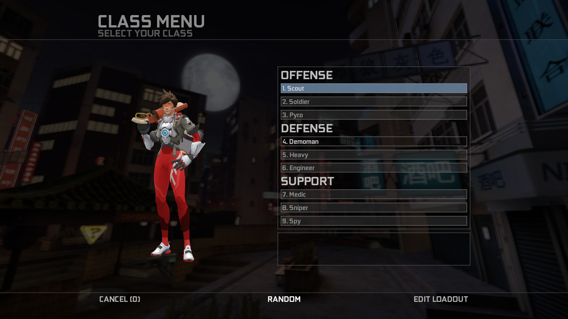 Tracer over Scout [Works on Casual]