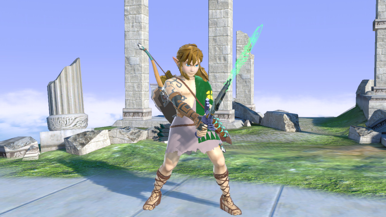 TOTK Zelda over Link [Super Smash Bros. Ultimate] [Mods]