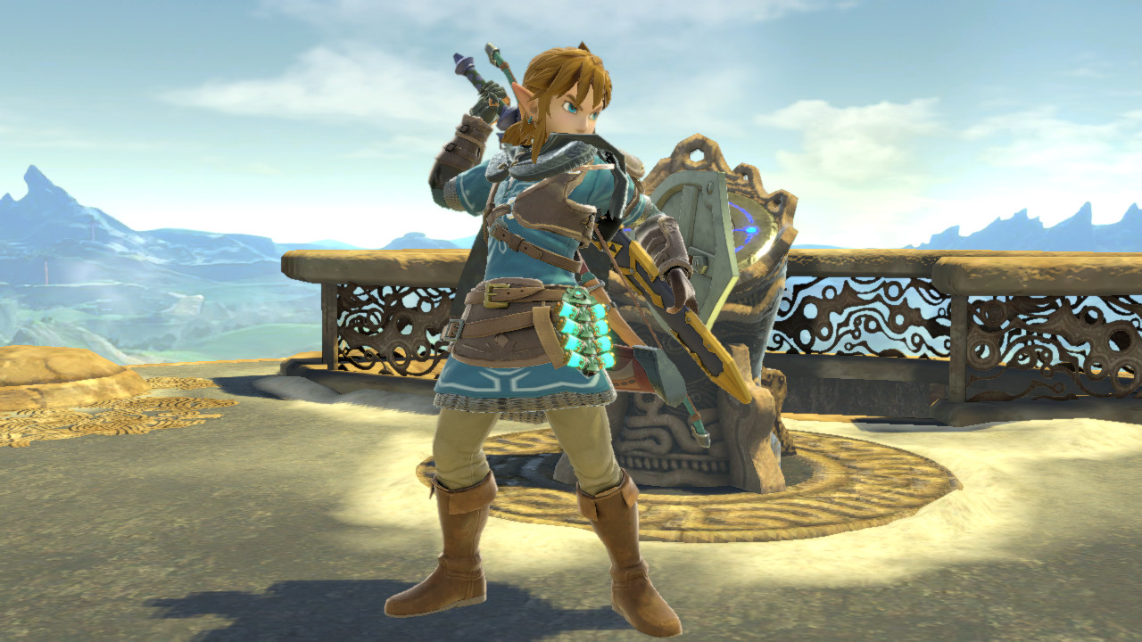 TOTK Zelda over Link [Super Smash Bros. Ultimate] [Mods]