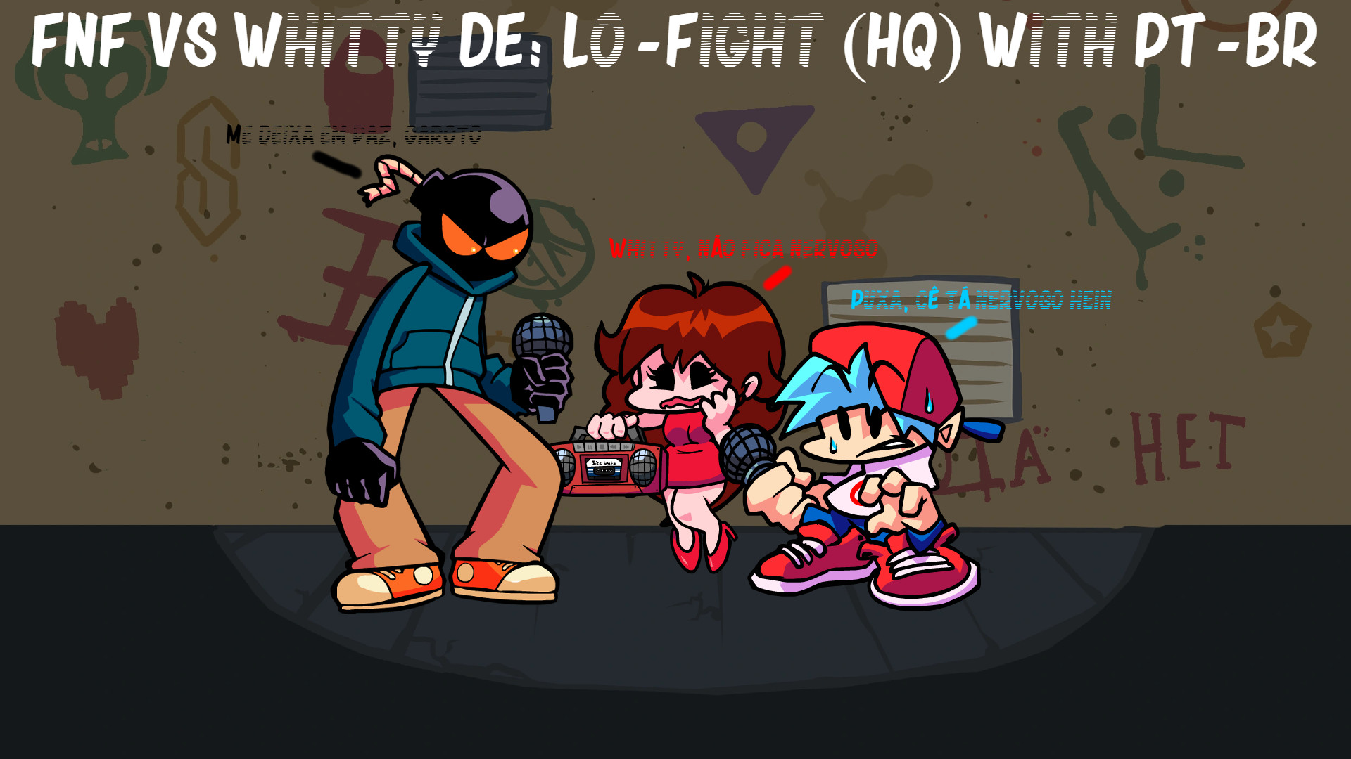 FNF VS Whitty DE: Lo-Fight (HQ) With PT-BR