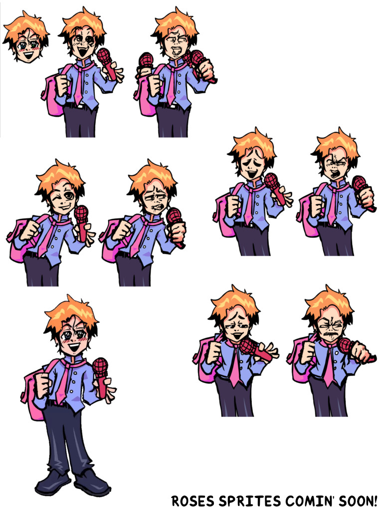 OG Senpai Sprites Mod for Friday Night Funkin' | FNF Mods