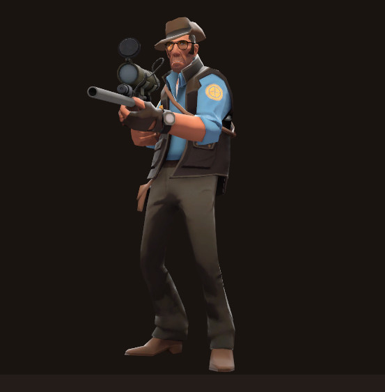 Brown pants for blue team