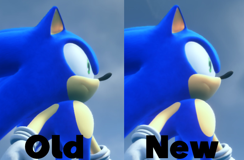 Sonic Model Edit (Update 3 Support) [Sonic Frontiers] [Mods]