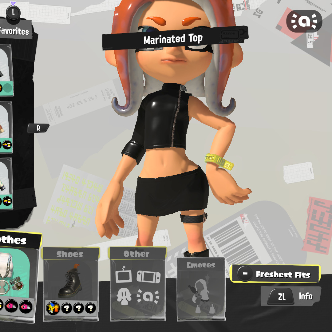 Playable Agent 8 Gear [Splatoon 3] [Mods]