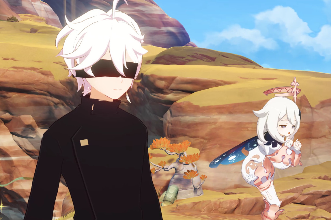 aether but he think he gojo
