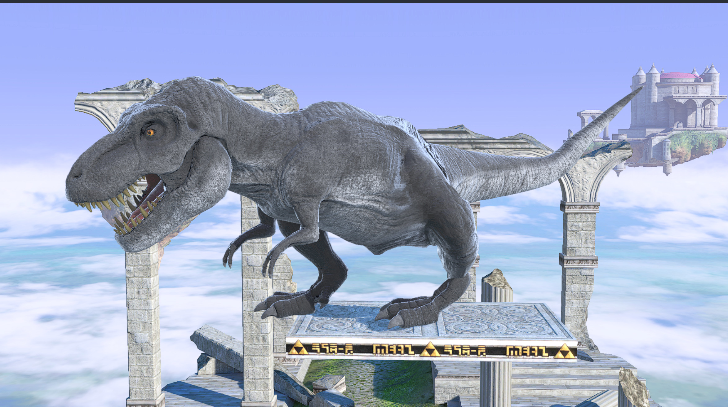 Chrome T-Rex/AlWikowonkavitz, Smash Moveset Fanon Wiki