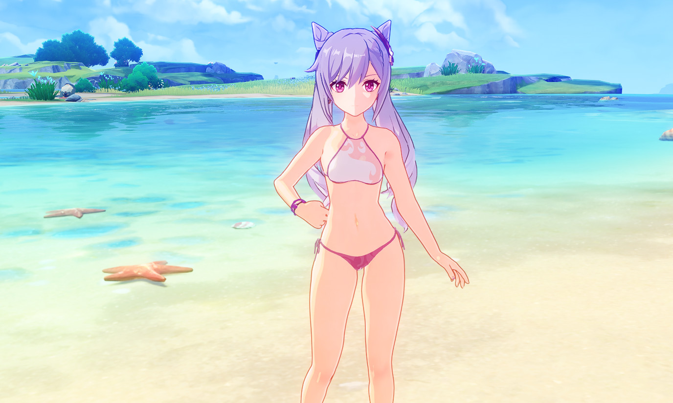 Keqing Bikini