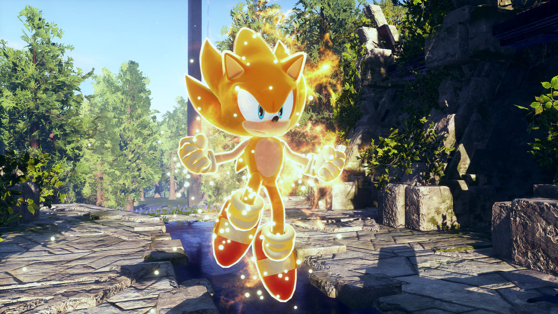 Super Sonic (Screenshot) Sonic Frontiers DLC 3 by Rubychu96 on