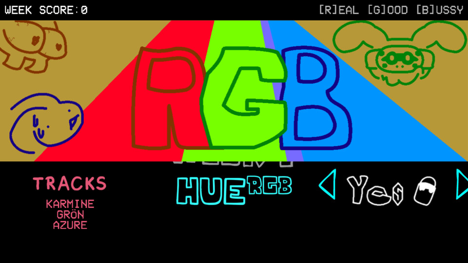 Fnf : Huejinks [LIMITED COLORS JAM] Mod for Friday Night Funkin' | FNF Mods
