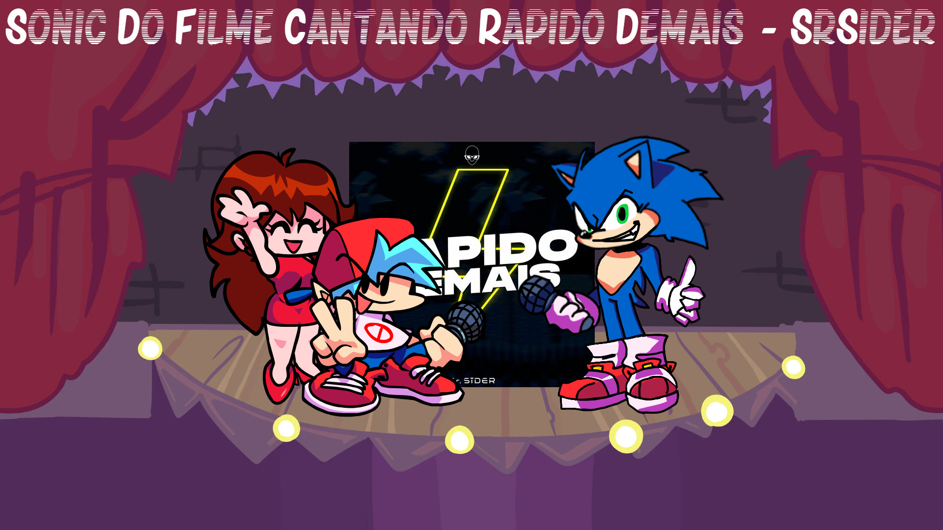 Sonic Do Filme Cantando Rapido Demais - SrSider