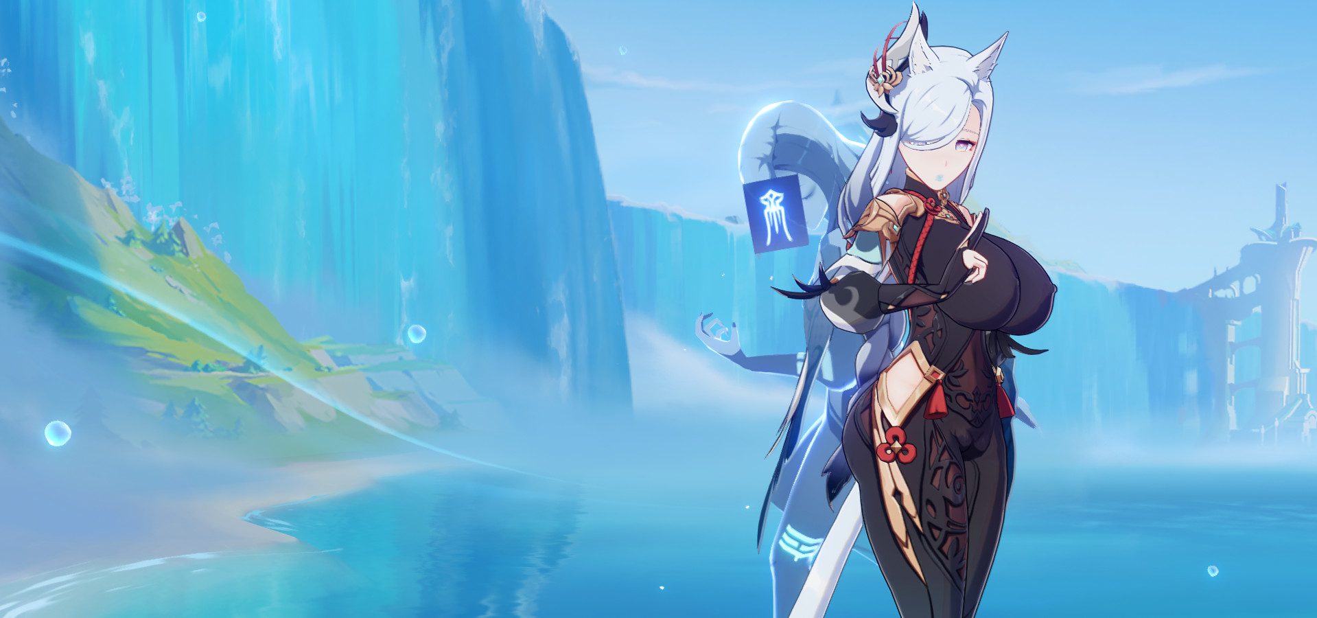 Thicc Neko Shenhe + Customization Menu