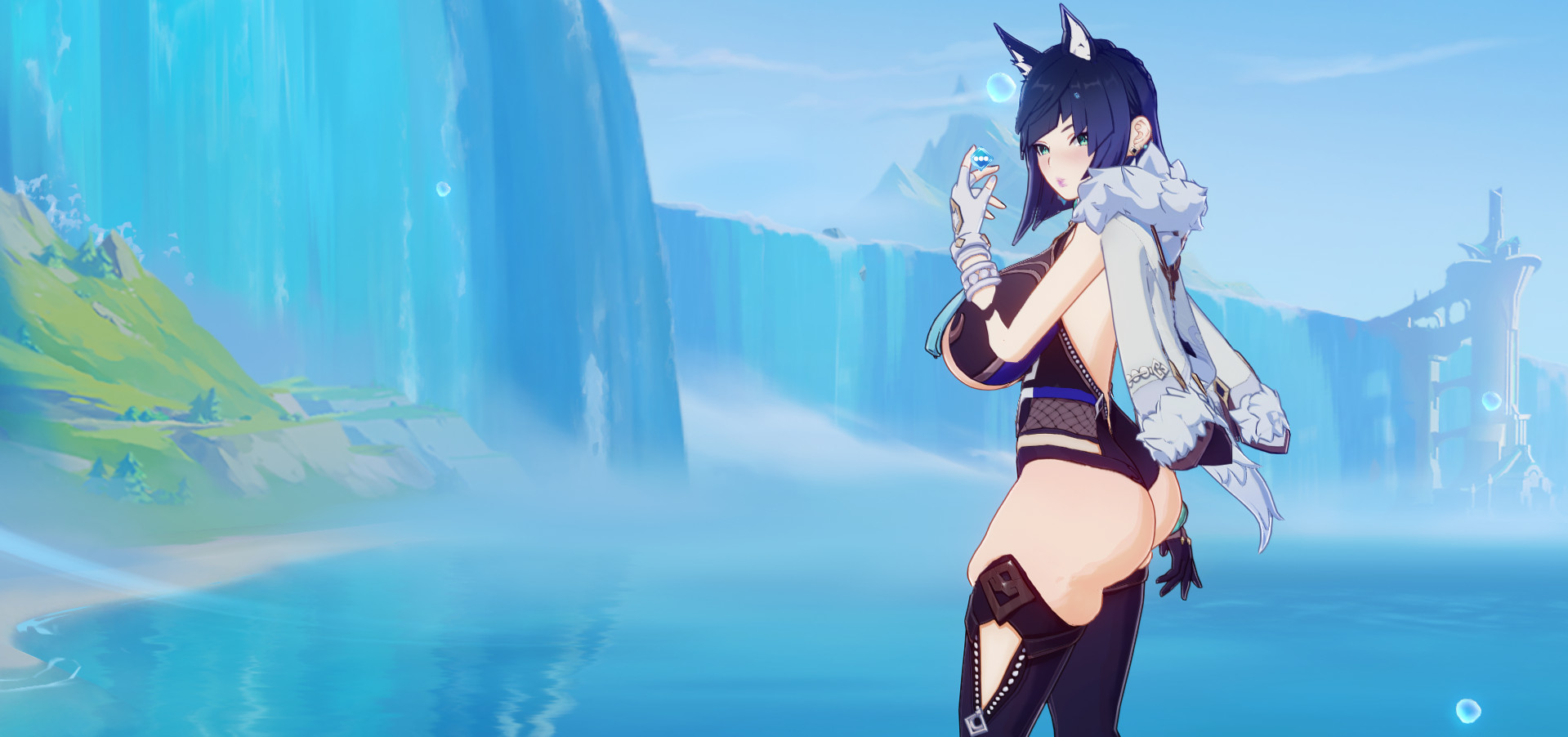 Thicc Fox Yelan - Spilling out version