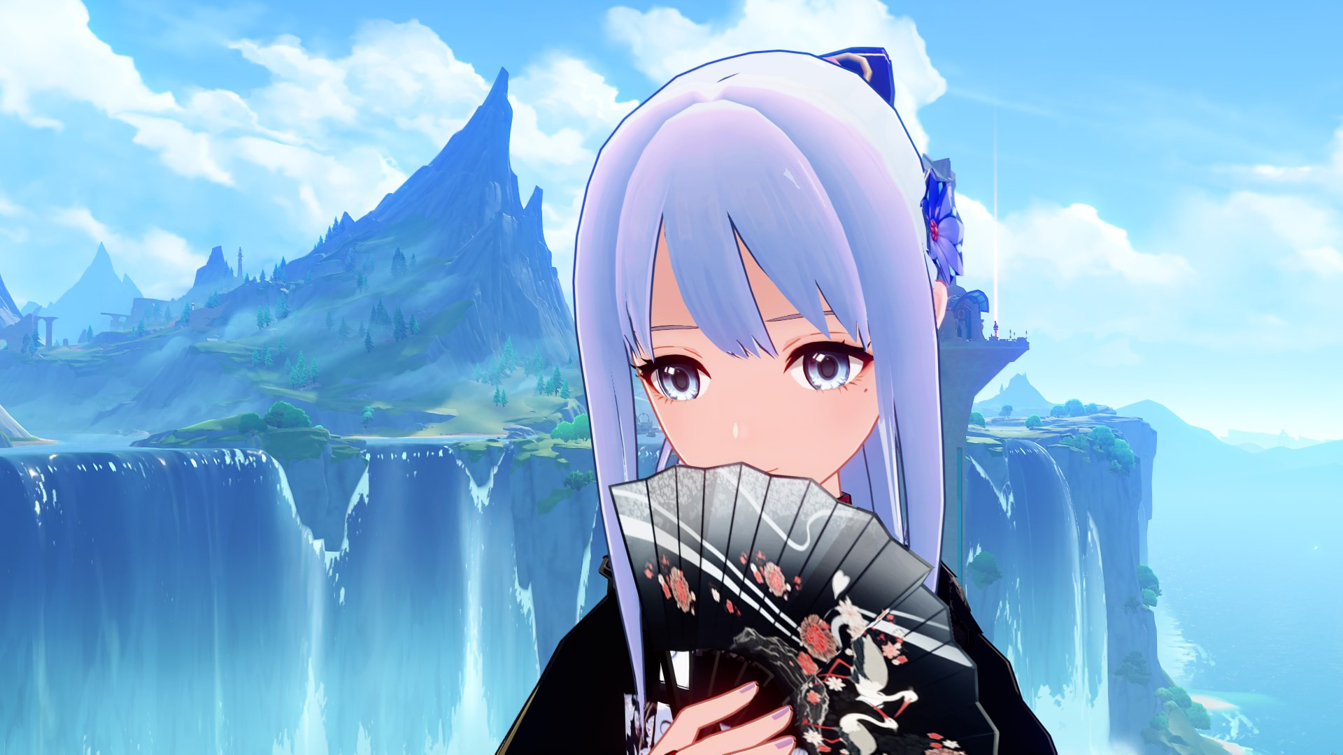 Rin Shibuya over Ayaka, but it's Ayaka again Mod for Genshin