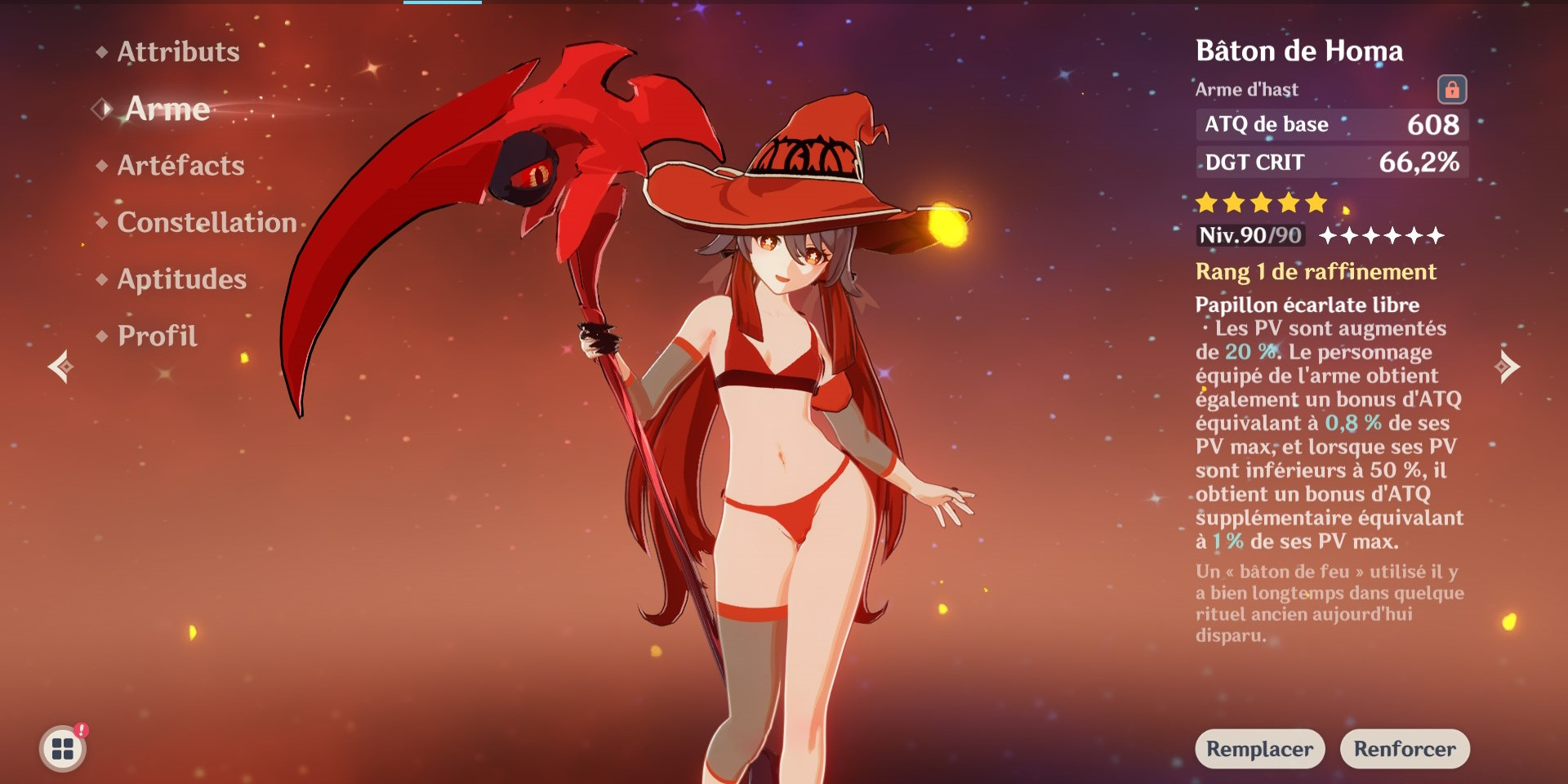 Crimson Witch of Summer Flames Hu Tao