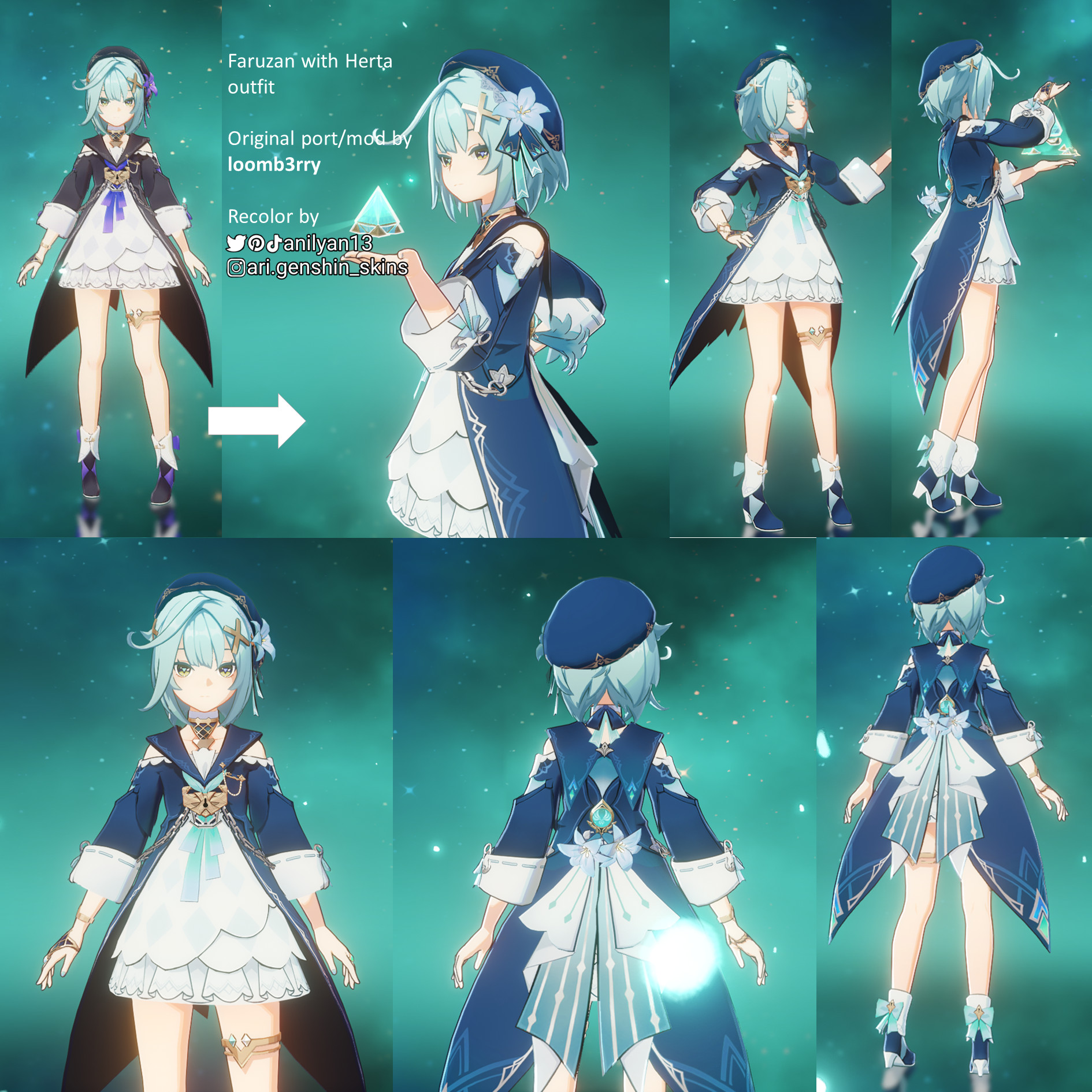 Recolor of Faruzan Genius Society
