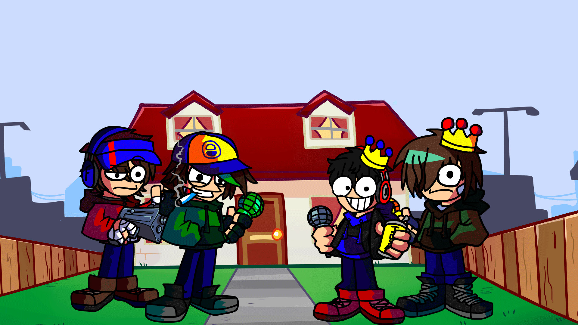 mis personajes en modo eddsworld / online style