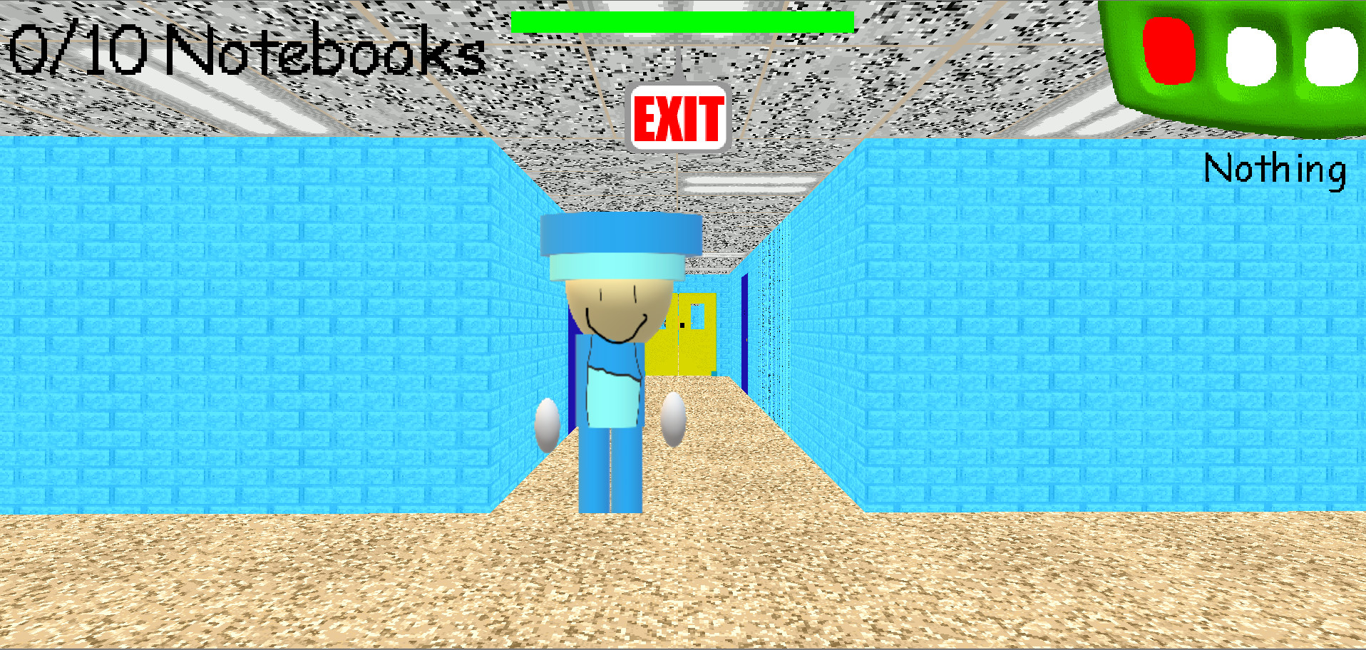 If you try to activate some cheats during boss battle in Baldi's