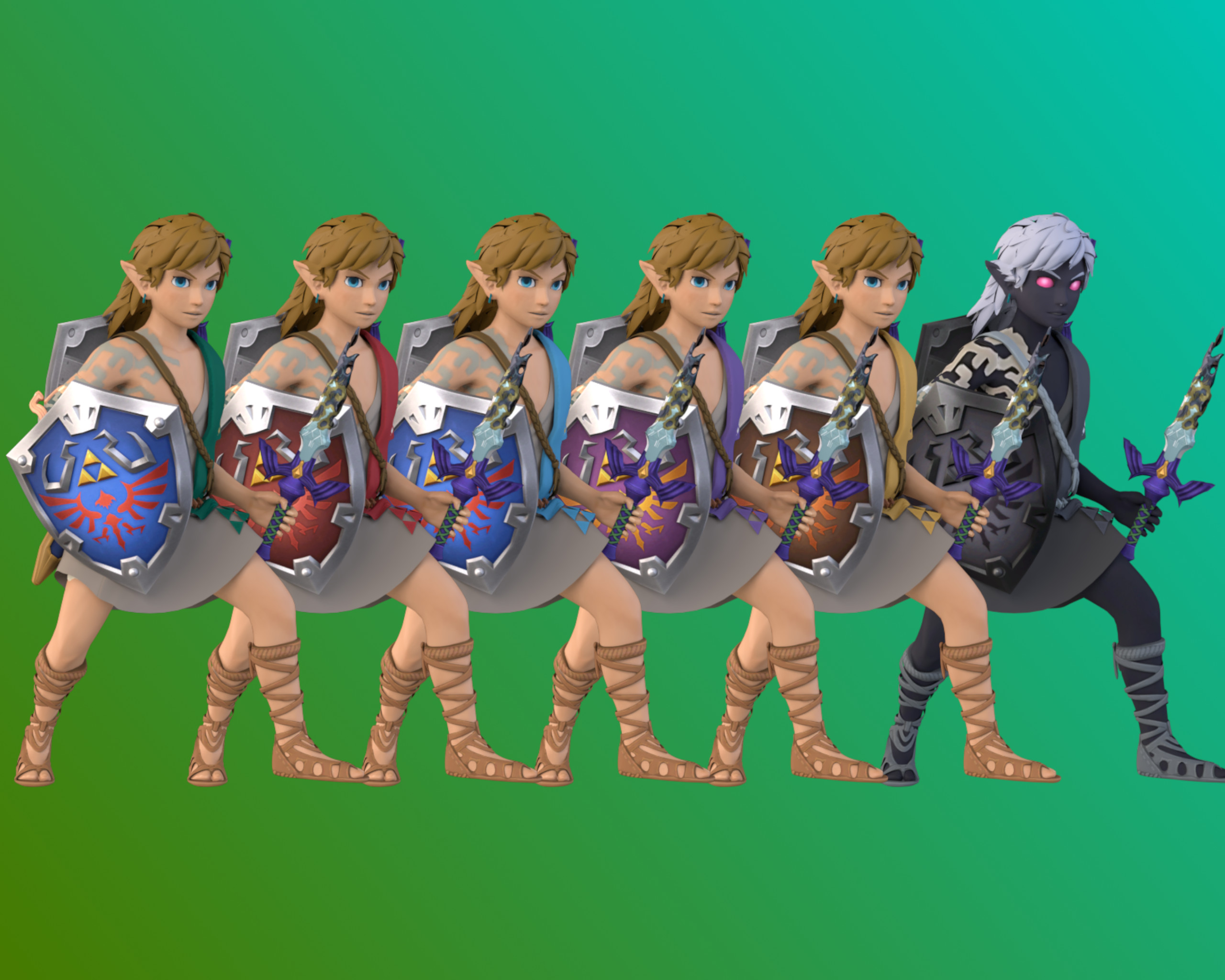 Tears of the Kingdom Link [Super Smash Bros. Brawl] [Mods]